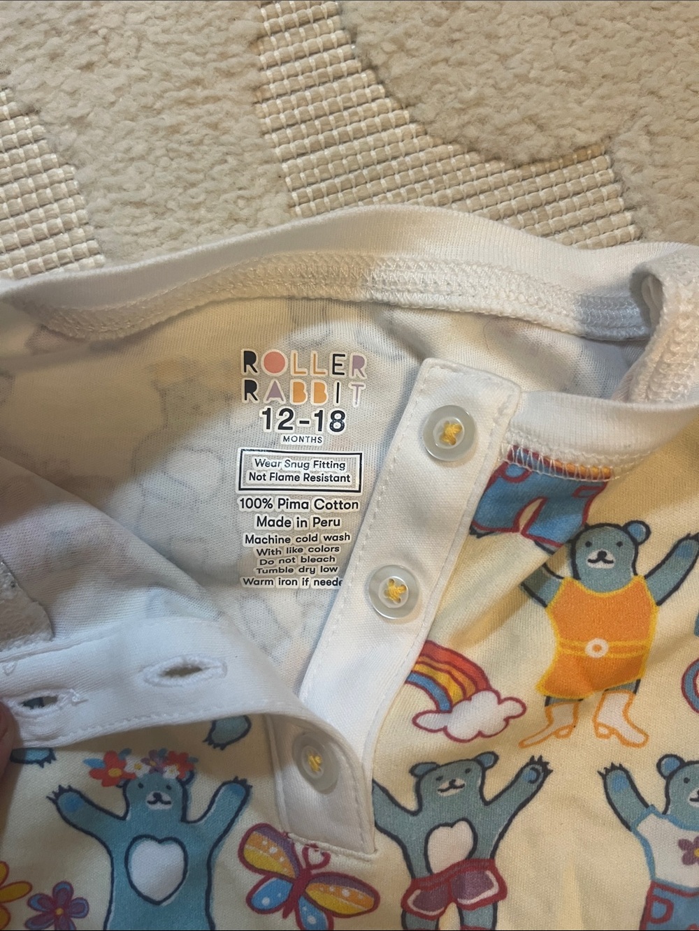 Roller Rabbjt Pajama Set - Picture 3 of 5